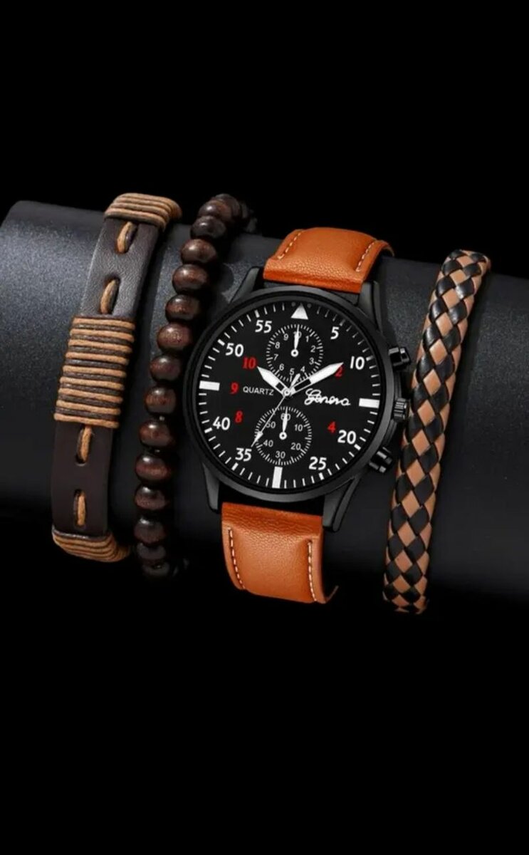 Ensemble Montre et Bracelets Homme