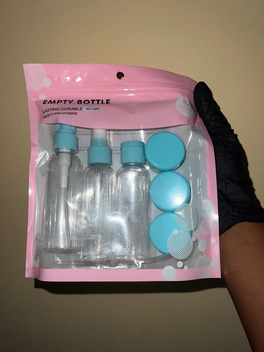 Ensemble boîte vide cosmétique