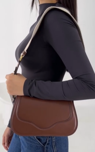 Сумка от бренда ZARA коричневая