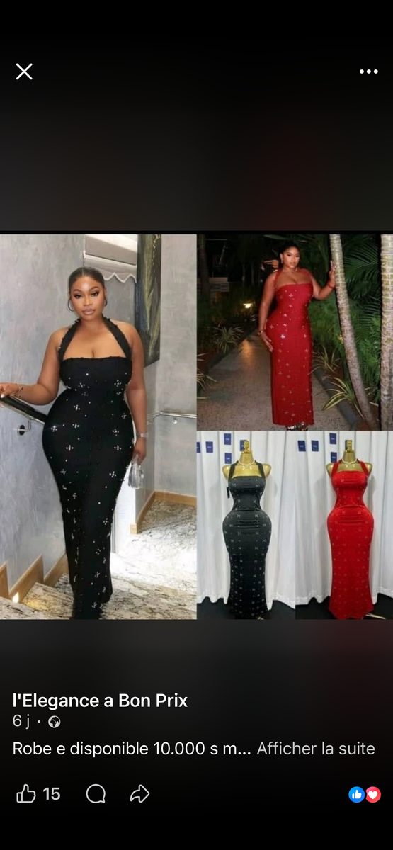 Robe de soirée élégante femme