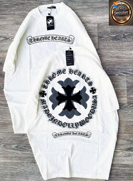 T-shirt Chrome Hearts blanc