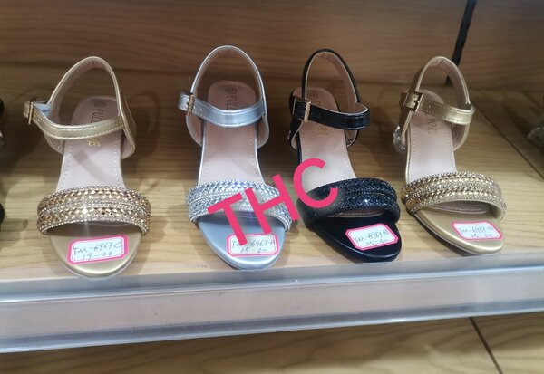 Shoes and heels sandals