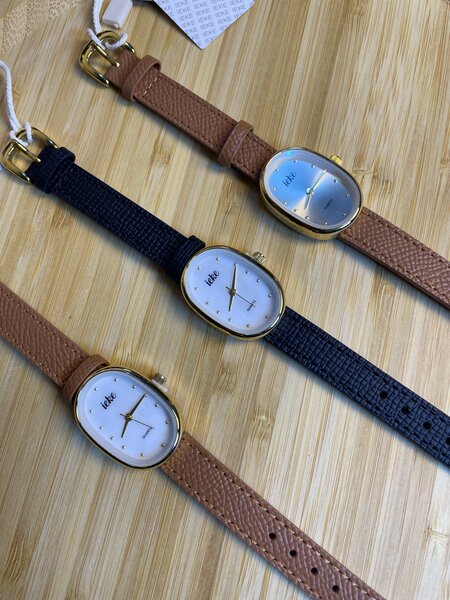 Montre Femme ike en Cuir Marron