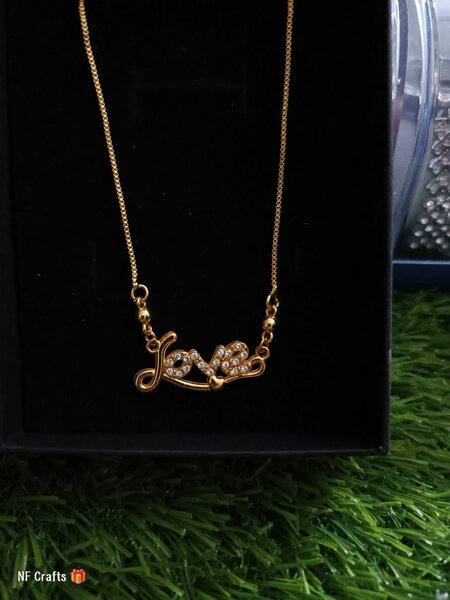 Beautiful china gold LOVE pendant