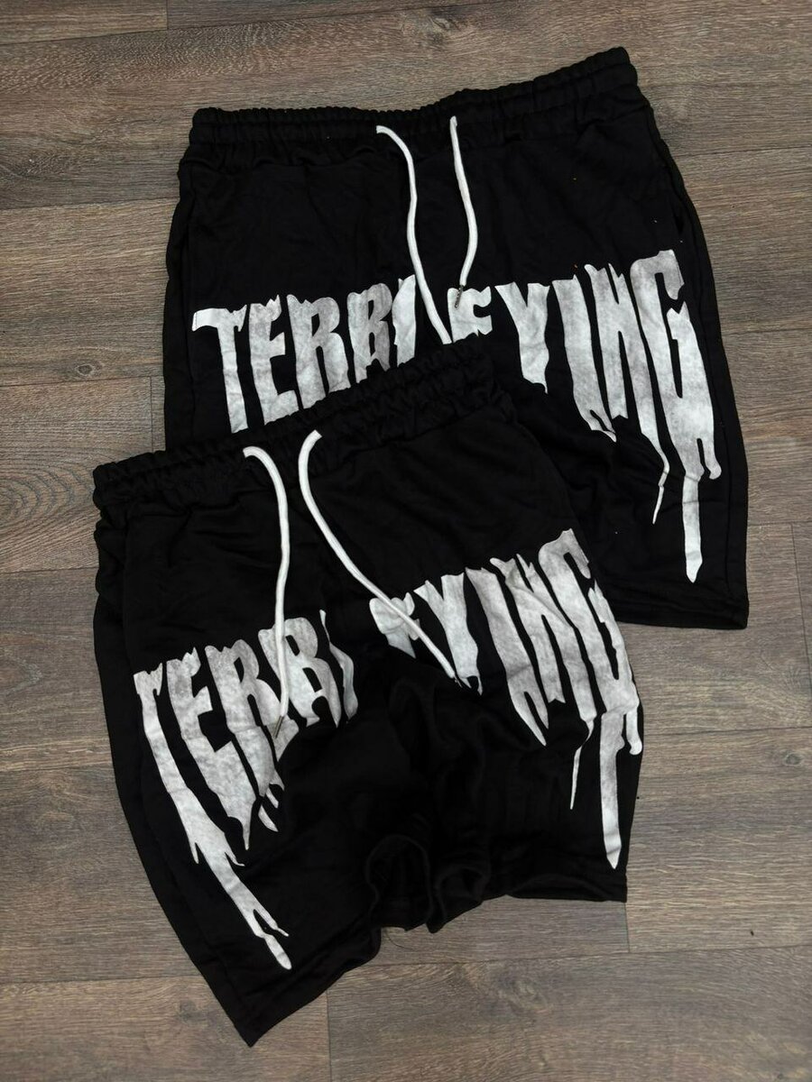 Shorts homme en coton avec impression