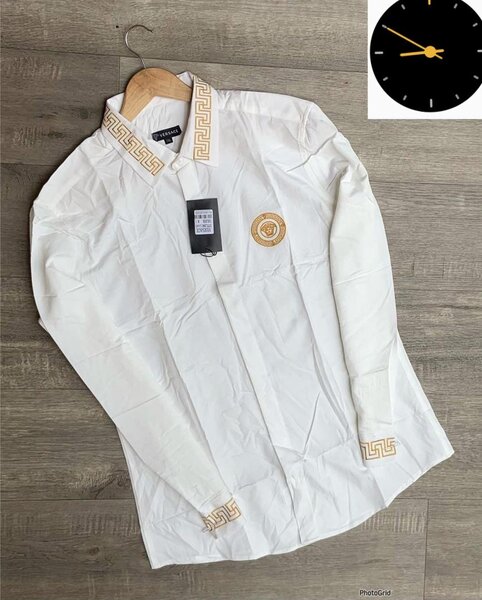 Chemise blanche luxe pour homme