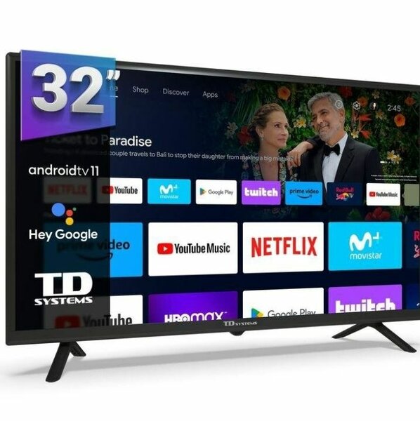 TD Systems Téléviseur Android 32 pouces