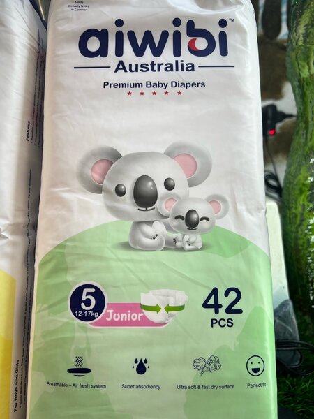 Aiwibi Couches Bébé Taille 5