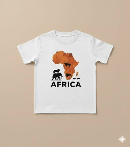 T-shirt Africain 3-18 ans