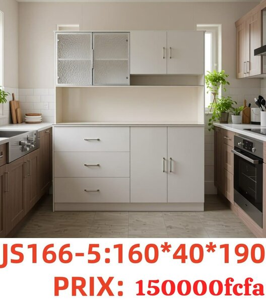 Meuble de cuisine moderne blanc