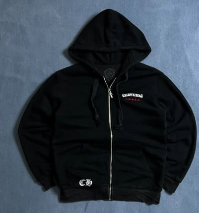 Chrome Hearts American Flag Fleece Hoodie size : MS