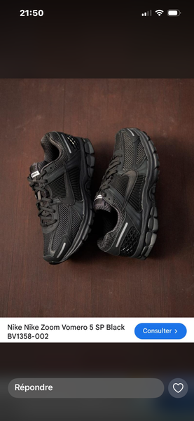 Nike Zoom Vomero 5 SP Noir