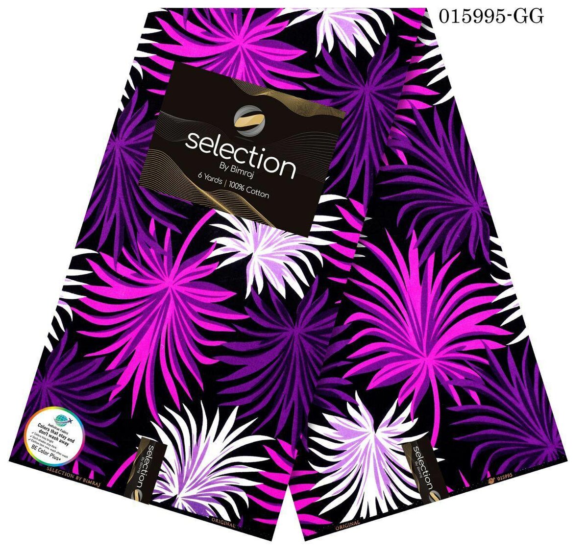 Tissu Wax Floral 100% Coton