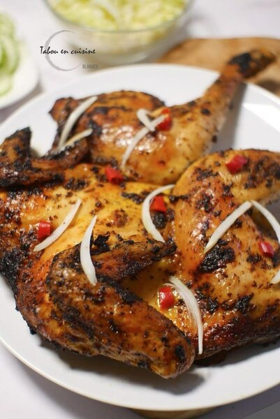 Poulet braisé épicé délicieux