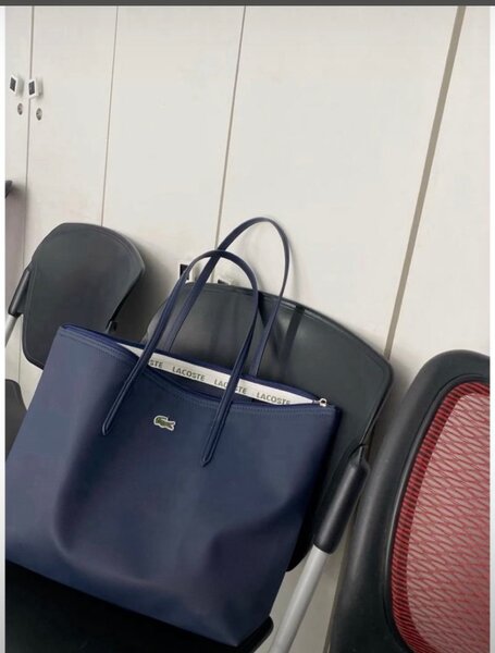 Sac à main Lacoste bleu