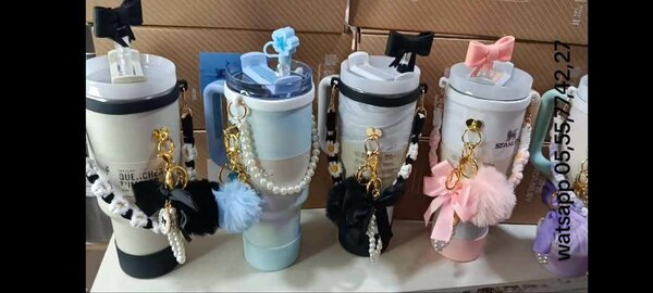 Stylish Thermos with Charm