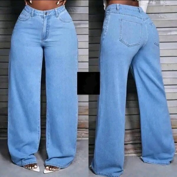 Pantalons larges en jean