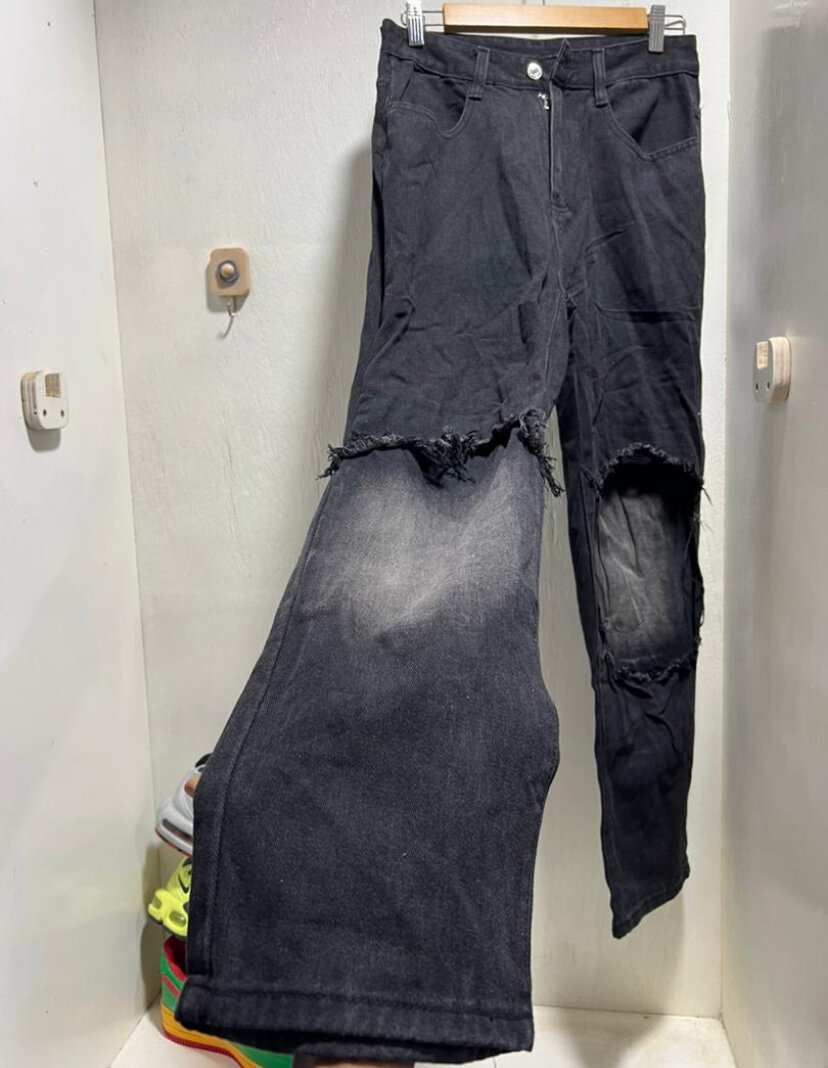 Pantalons larges en denim