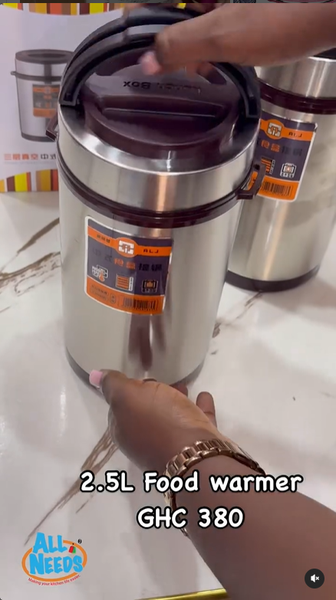 2.5L insulated food warmer 