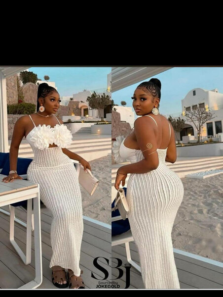 Robe élégante en crochet