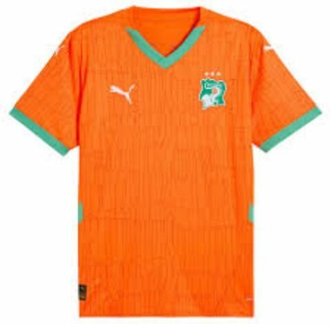Maillot de football orange