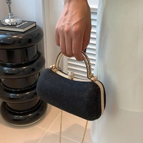 Sac à main noir élégant