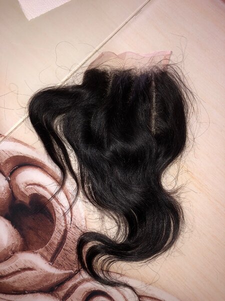 Closure en dentelle naturelle