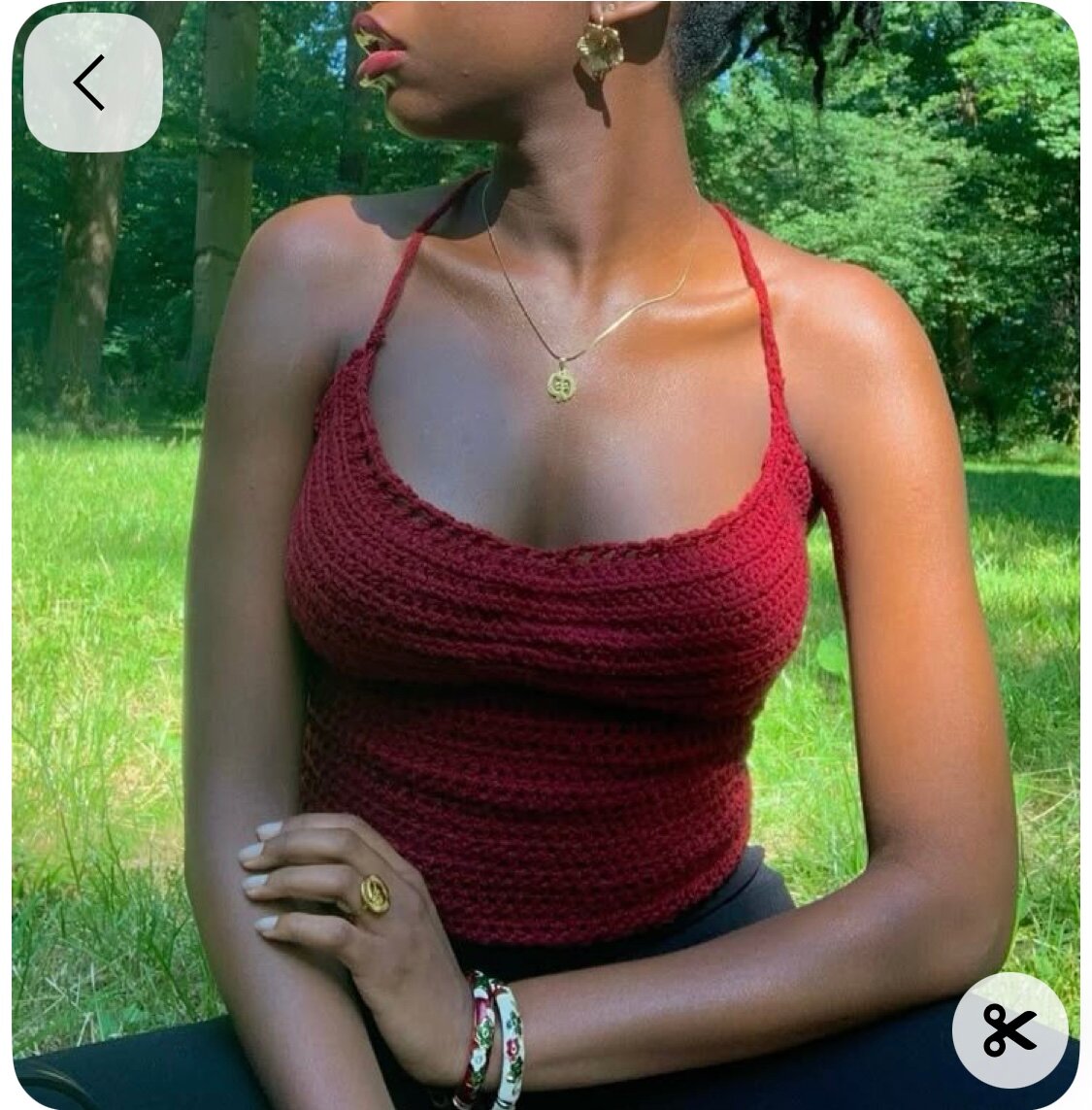 Top crochet élégant pour l'été