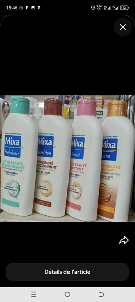 Lait corporelle Mixa 230ml