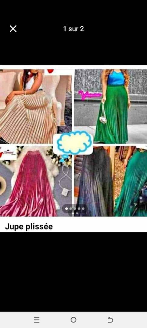 Jupe Longue Plissée Élégante