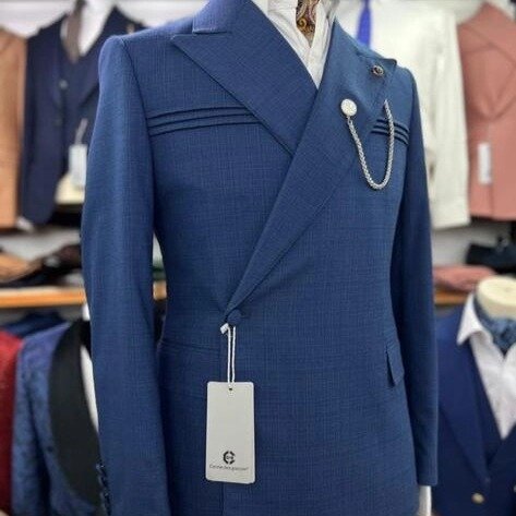 Men's suit blue