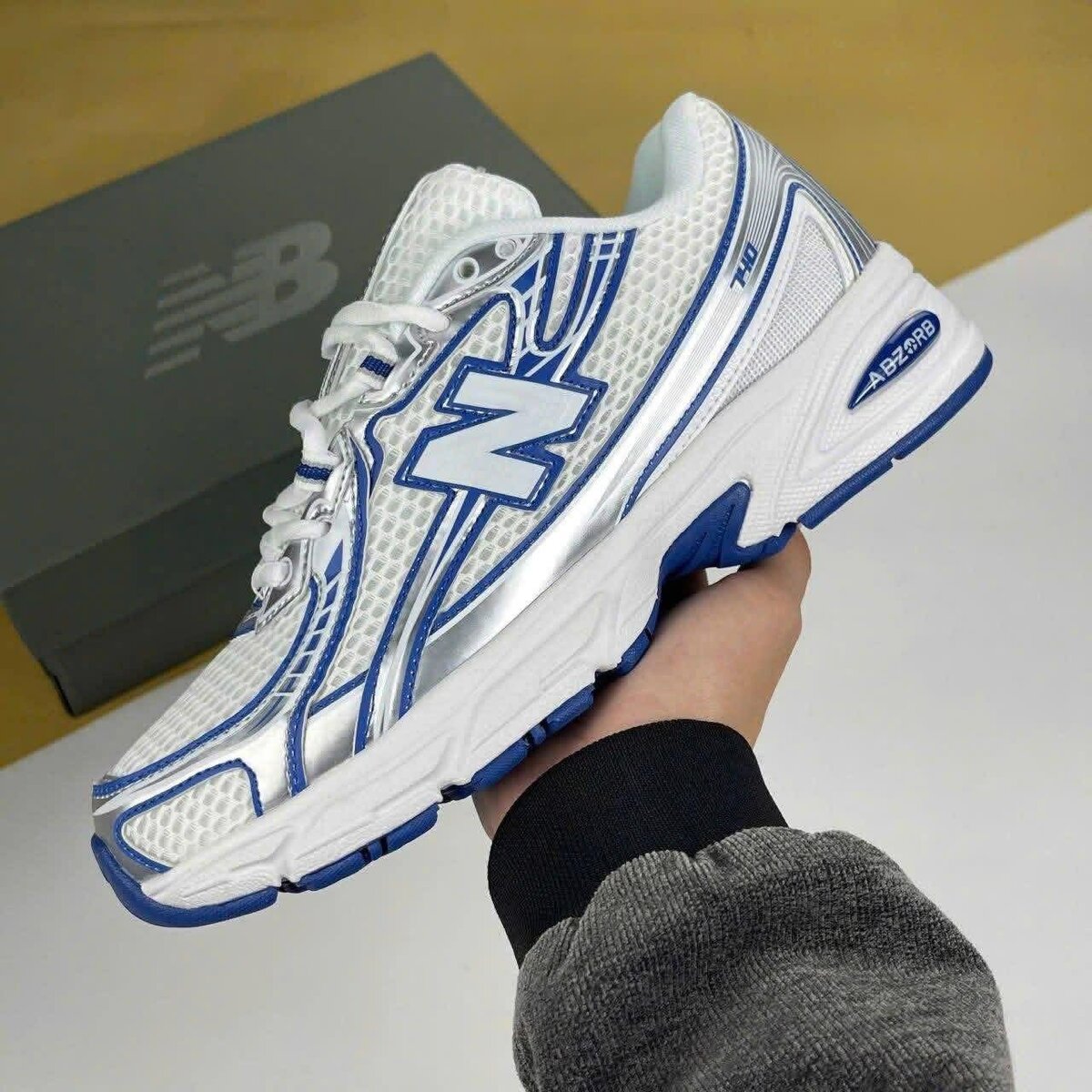 New Balance Blue White Sneakers