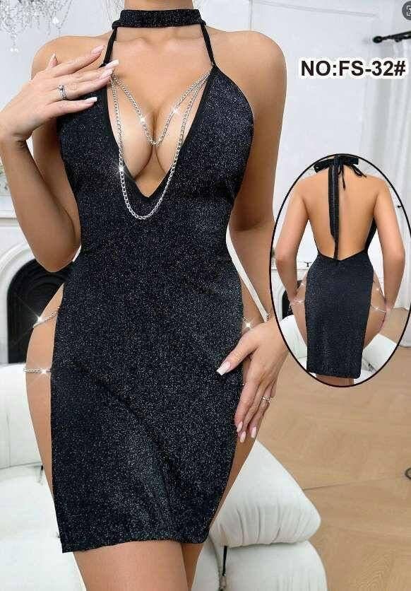 Mini robe élégante scintillante