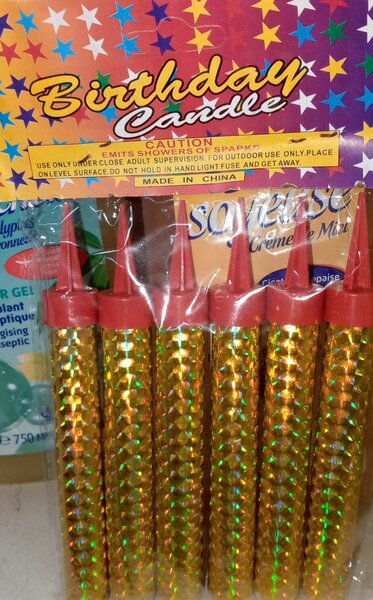 Bougie 20 cm lot de 6