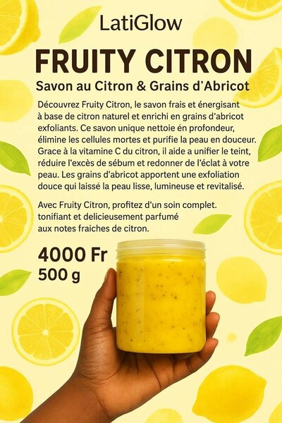 Savon Citron Abricot LatiGlow