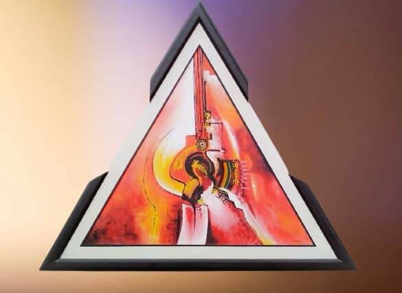 Tableau abstrait moderne