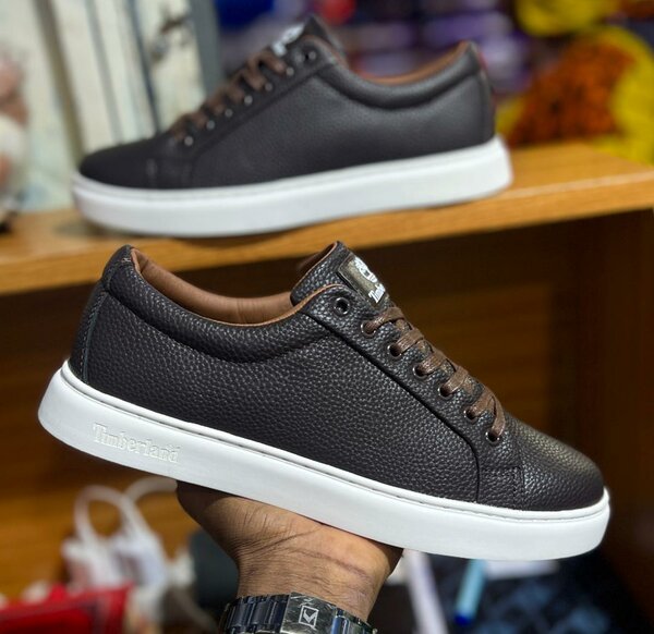 Sneakers en cuir pour hommes