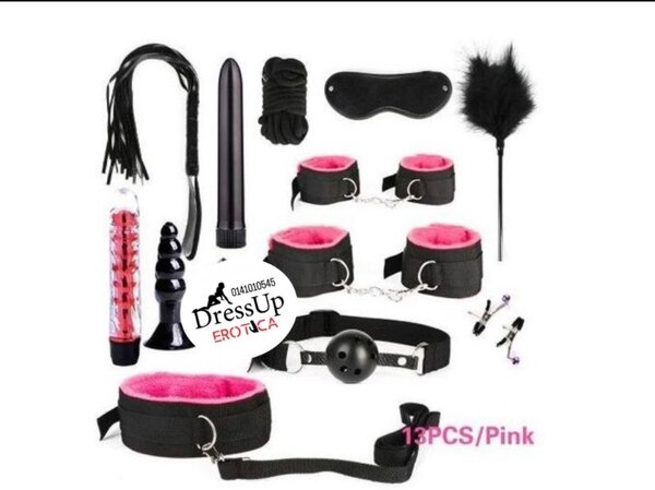 Kit BDSM 13 pièces Rose