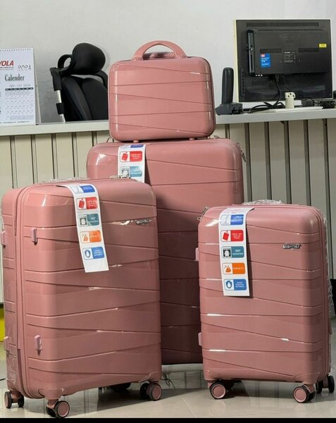 Valise rose - Ensemble de 3 pièces