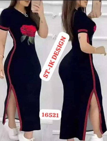 Robe longue fleurie chic