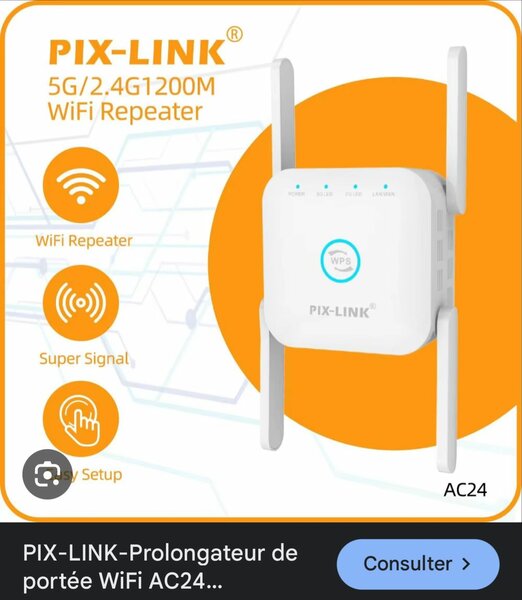 RÉPÉTEUR WIFI