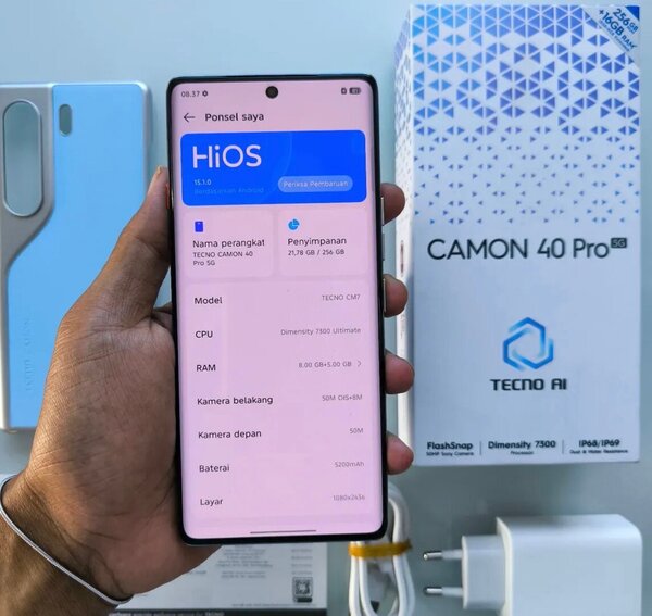 Smartphone Tecno Camon 40 Pro 5G