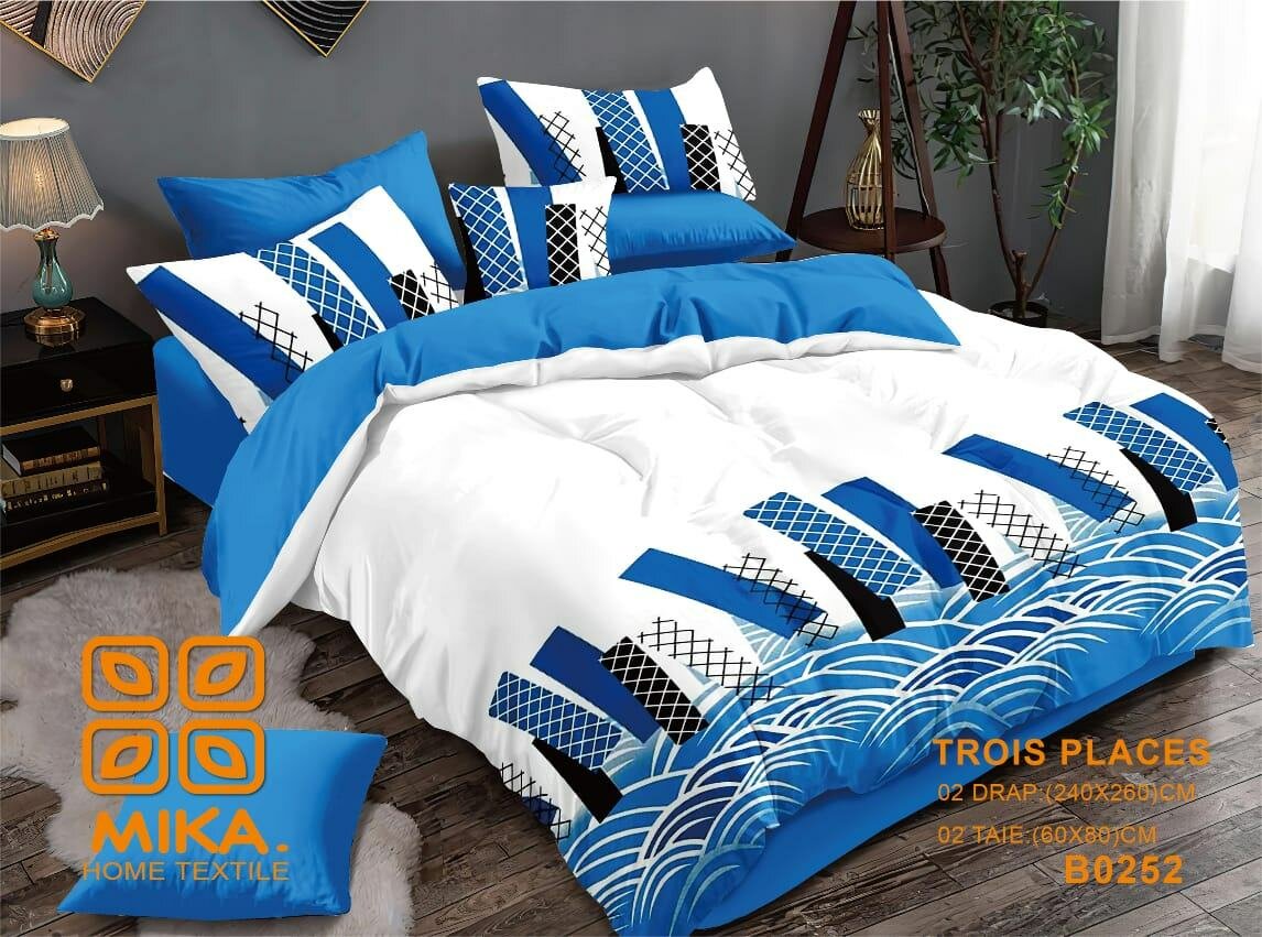 Ensemble draps 3 places