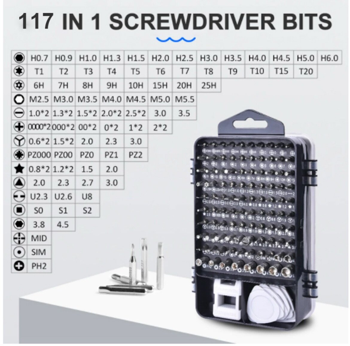 117 in 1 Repair Toolset