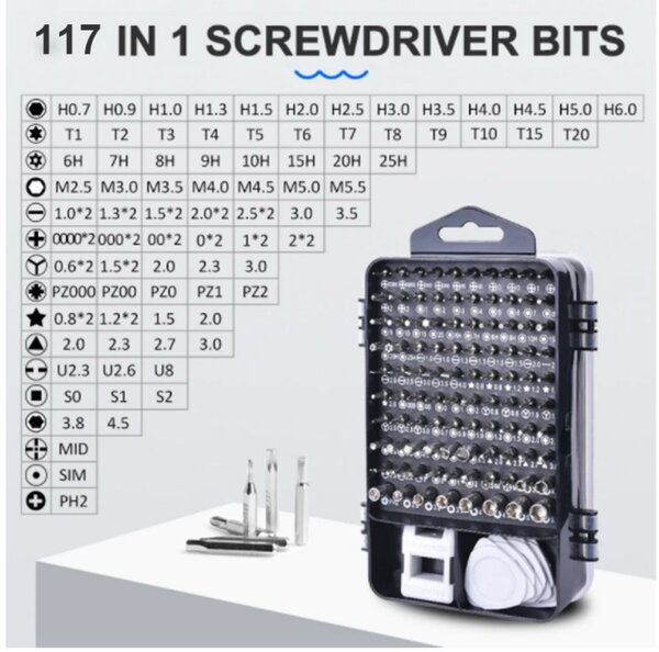 117 in 1 Repair Toolset