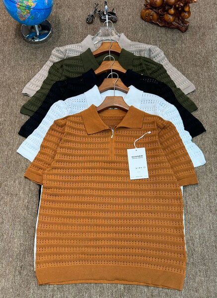 Polo en maille pour hommes