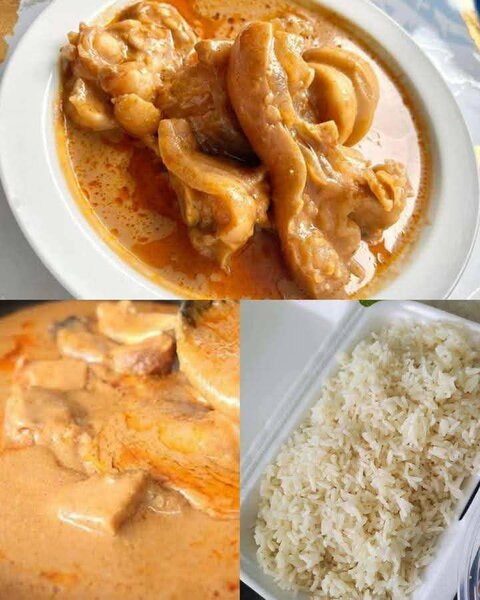 Sauce arachides patte de boeuf