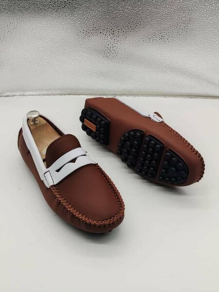 Mocassins en cuir pour hommes