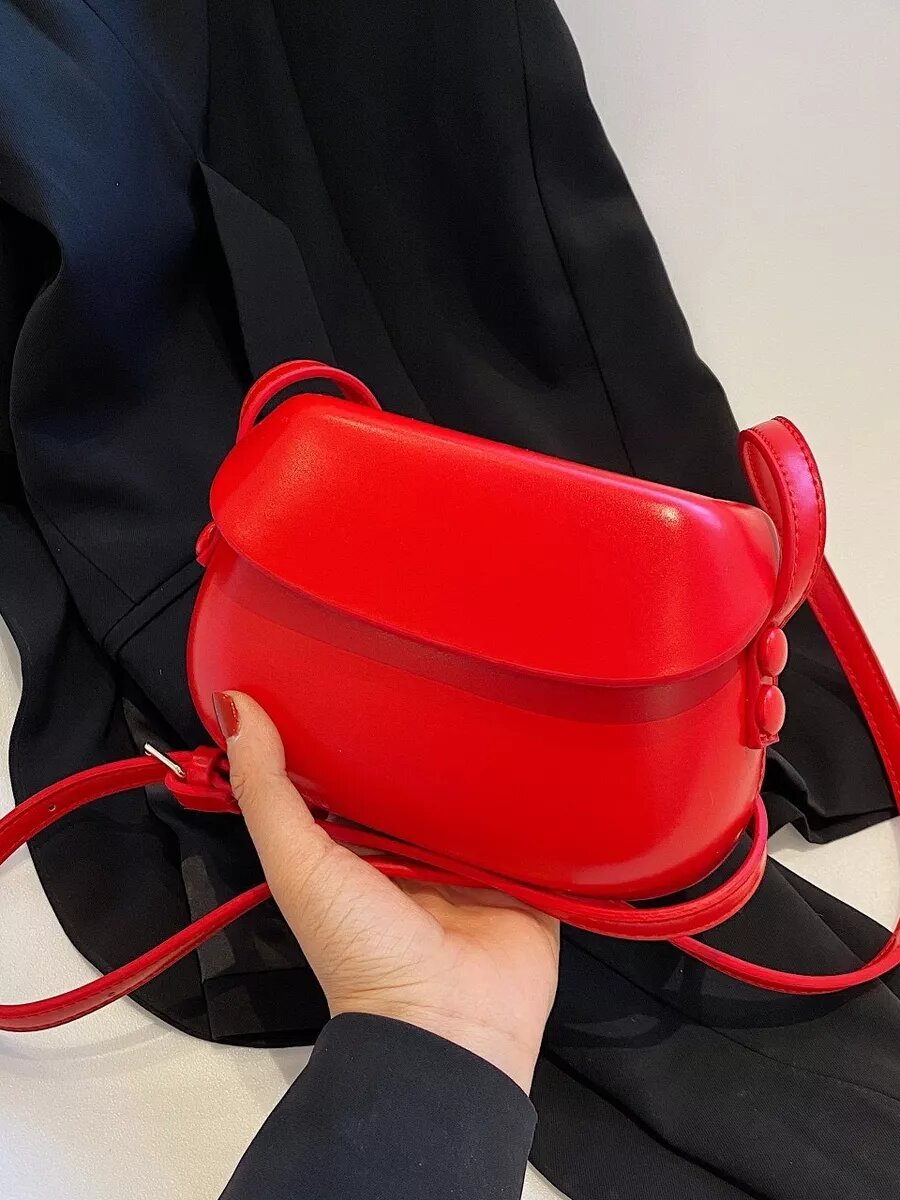 Sac bandoulière rouge élégant