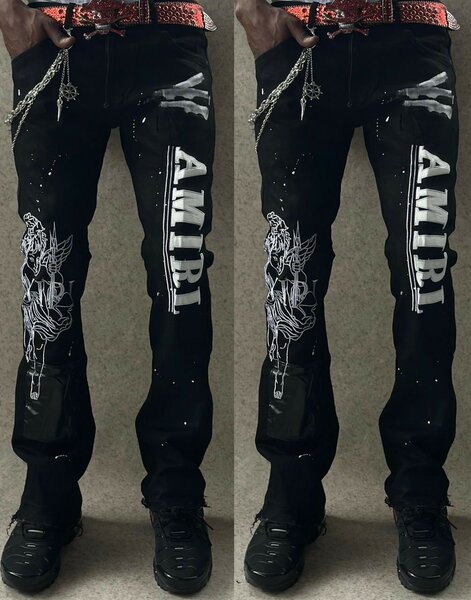 Jeans hommes tendance streetwear